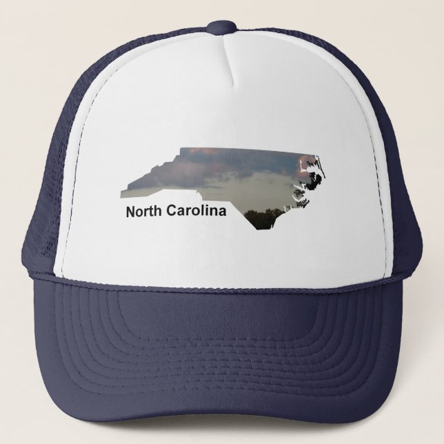 De Camionero Gorra NC Pink Blue Sky With Trees (Anverso)