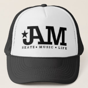 De Camionero Gorra negro del patín del atasco