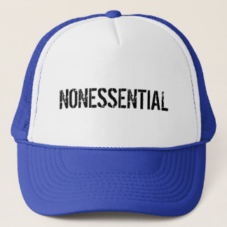 De Camionero Gorra no esencial del permiso