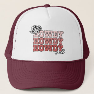 De Camionero Gorra occidental Howdy Y'all rodeo
