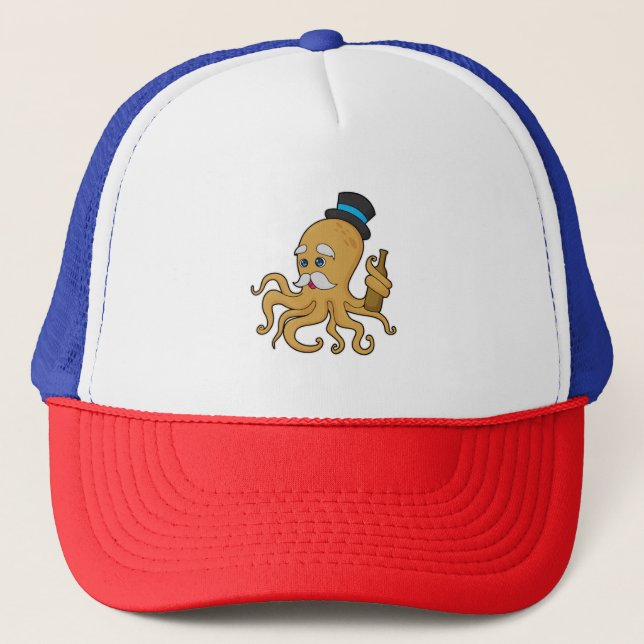 De Camionero Gorra Octopus Gentleman (Anverso)