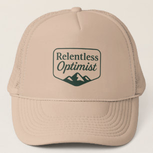 De Camionero Gorra optimista implacable