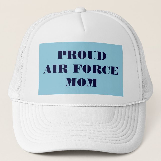 De Camionero Gorra Orgullosa Fuerza Aérea Mamá (Anverso)