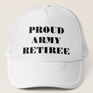De Camionero Gorra Orgulloso Ejército Retiree