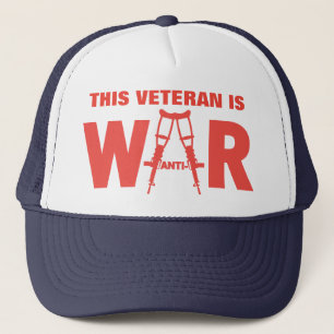 De Camionero Gorra pacifista del veterano