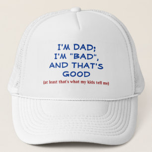 De Camionero Gorra PADRE /"MI PAPÁ ES 'MALO' Y ESO ES BUENO"