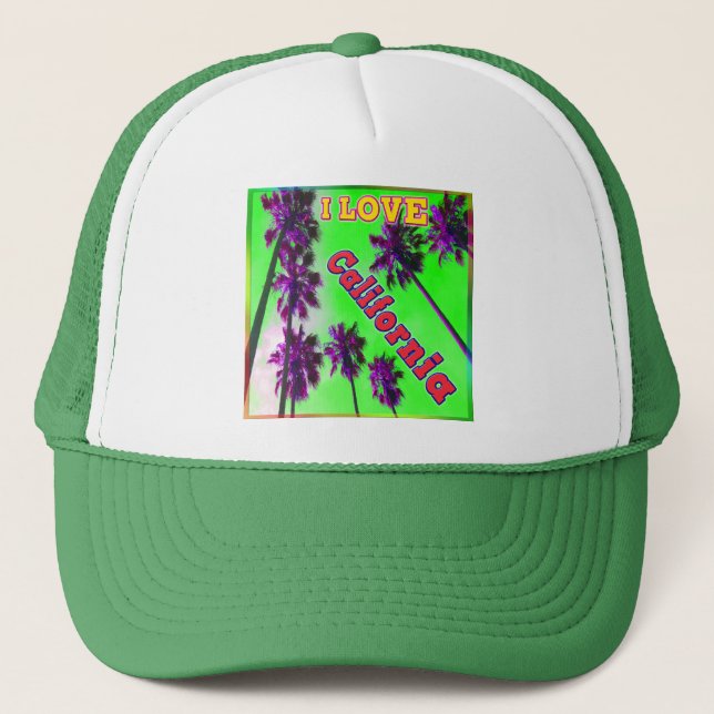 De Camionero Gorra "Palm Sky: AMO California 2" (Anverso)