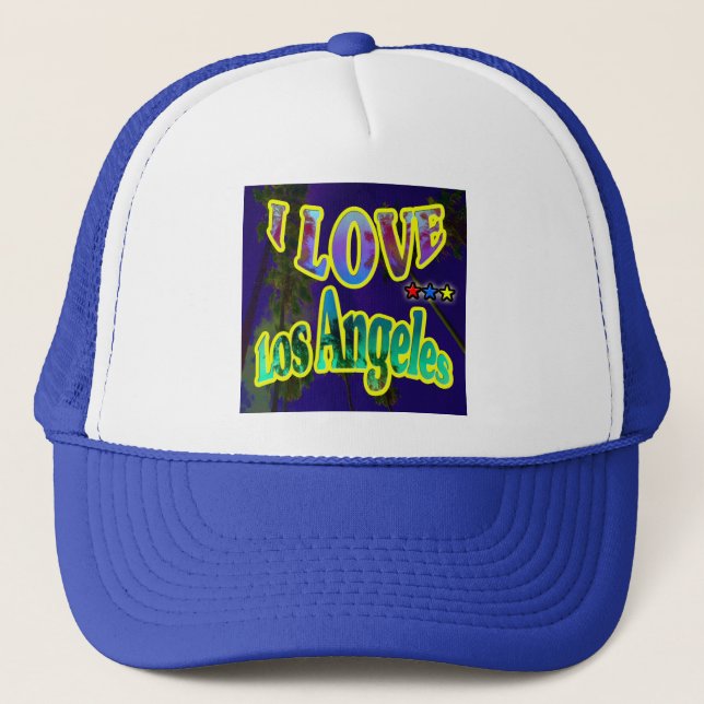 De Camionero gorra "Palm Sky: AMO Los Ángeles 4" (Anverso)