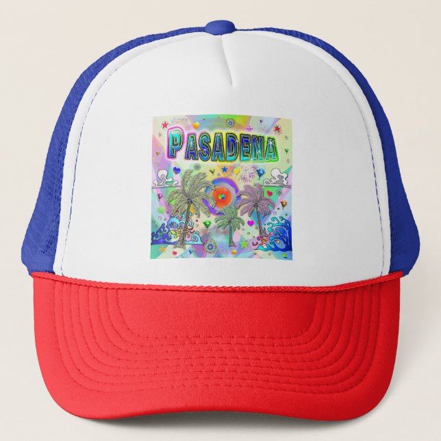 De Camionero Gorra Pasadena Deep Dream (Anverso)