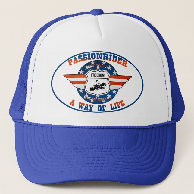 De Camionero Gorra PassionRider (Anverso)