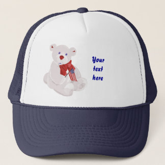 De Camionero Gorra patriótico del oso