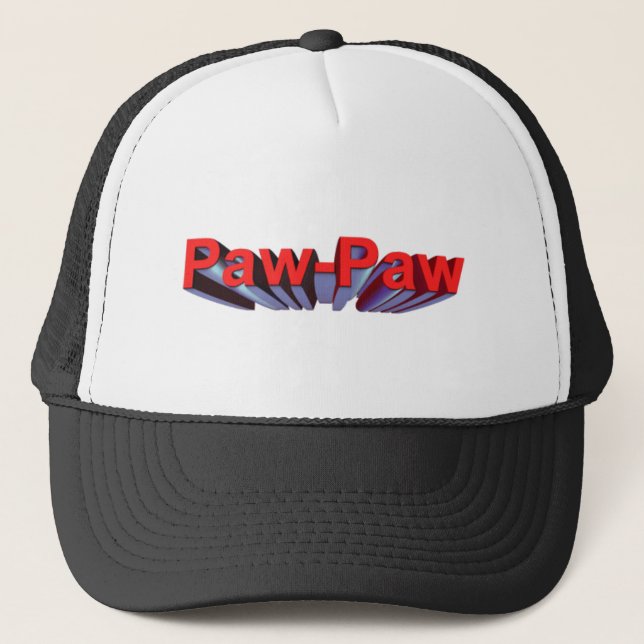 De Camionero Gorra Paw-Paw (Anverso)