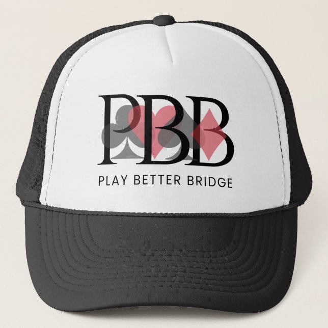 De Camionero Gorra PBB - Logotipo Rojo (Anverso)
