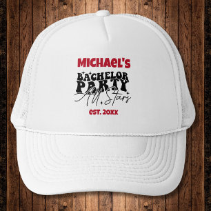 De Camionero Gorra personalizado   Bacheler Party All Stars