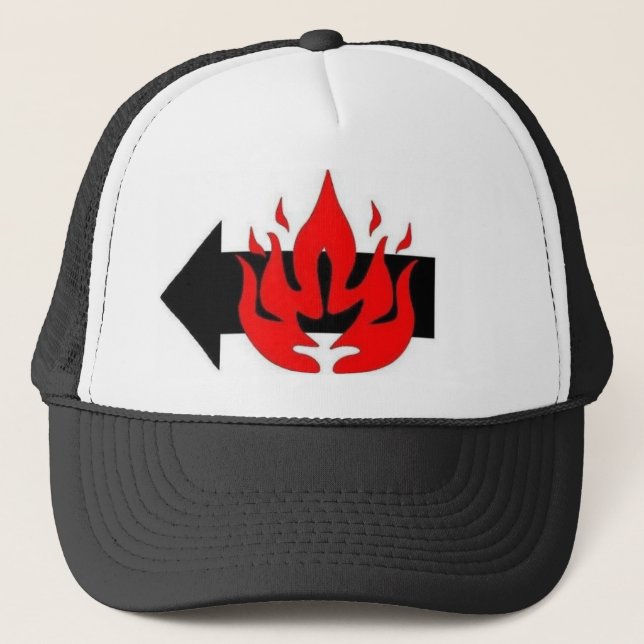 De Camionero Gorra petardeado (Anverso)
