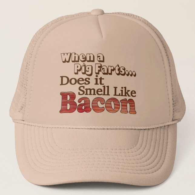 De Camionero Gorra Pig Farts (Anverso)