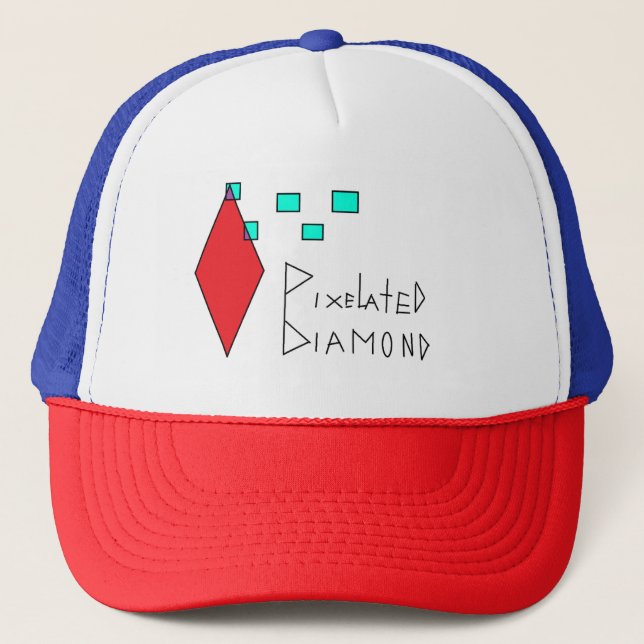 De Camionero gorra pixelado (Anverso)