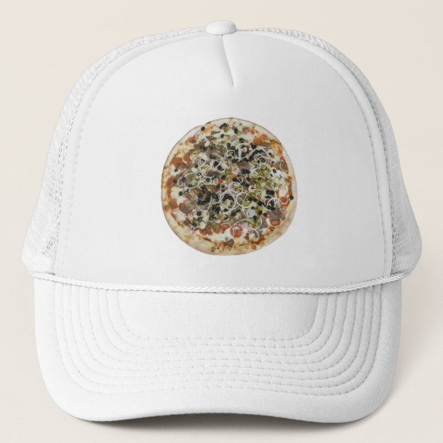 De Camionero Gorra Pizza Supremo (Anverso)
