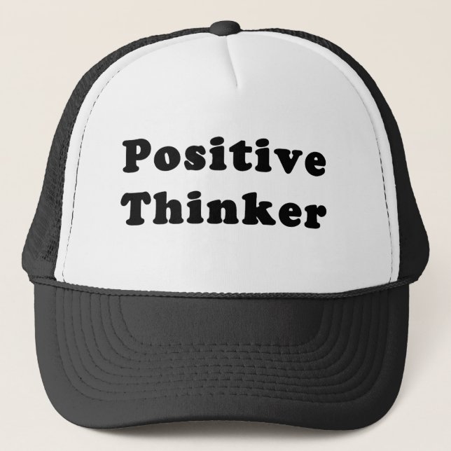 De Camionero Gorra positivo del pensador (Anverso)