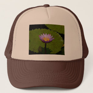 De Camionero Gorra Purple Lotus Waterlily