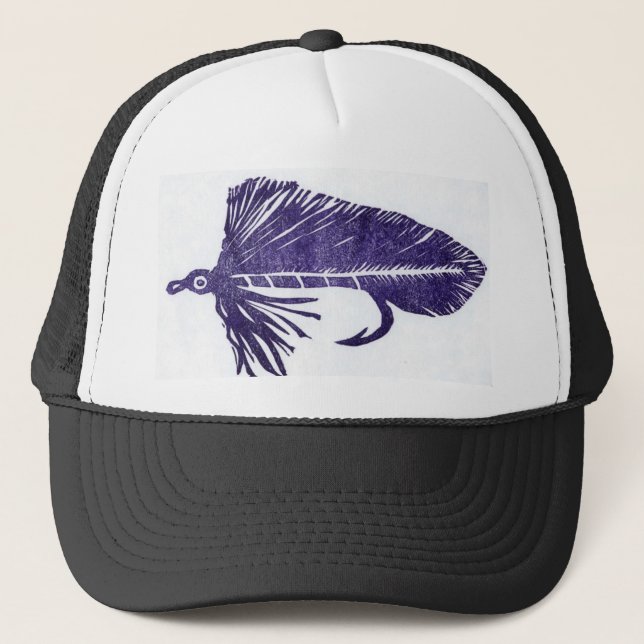 De Camionero Gorra Purple Matuka (Anverso)
