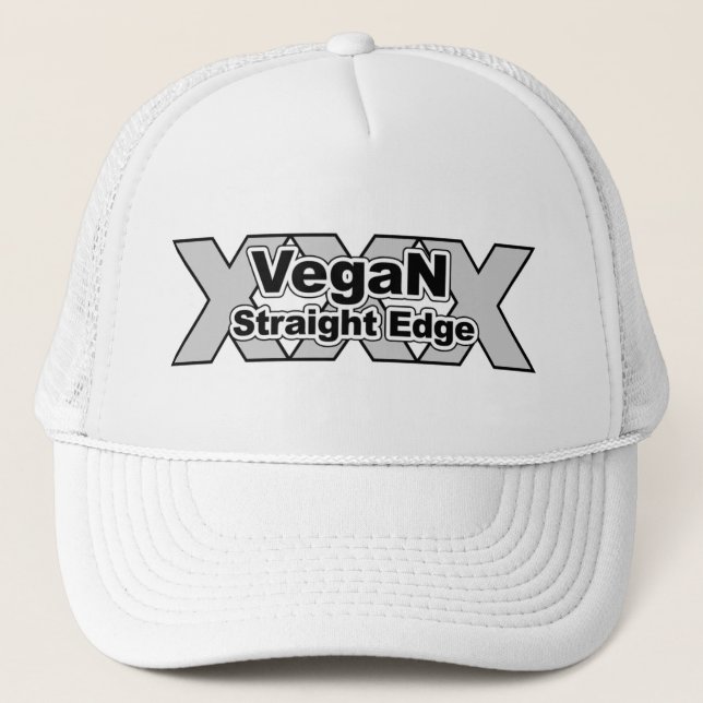 De Camionero Gorra recto del borde del vegano (Anverso)