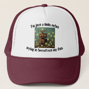 De Camionero gorra robot pequeño