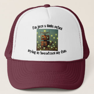 De Camionero gorra robot pequeño