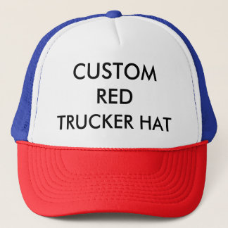 De Camionero GORRA ROJO, BLANCO y AZUL personalizado