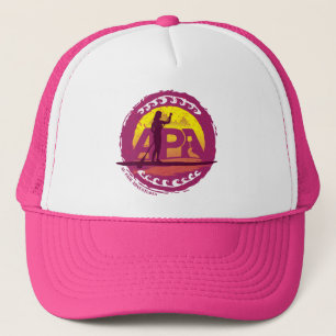 De Camionero Gorra rosado del sello