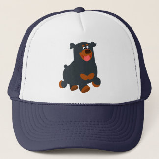 De Camionero Gorra Rottweiler Personalizado Cute Gamboling