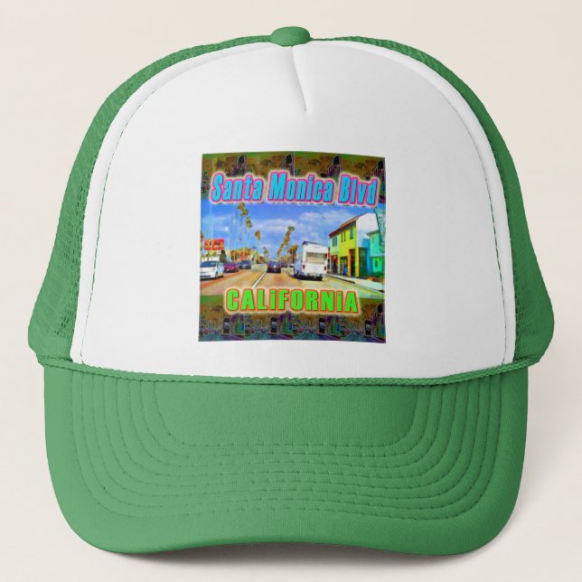 De Camionero Gorra "Santa Monica Blvd 2" (Anverso)