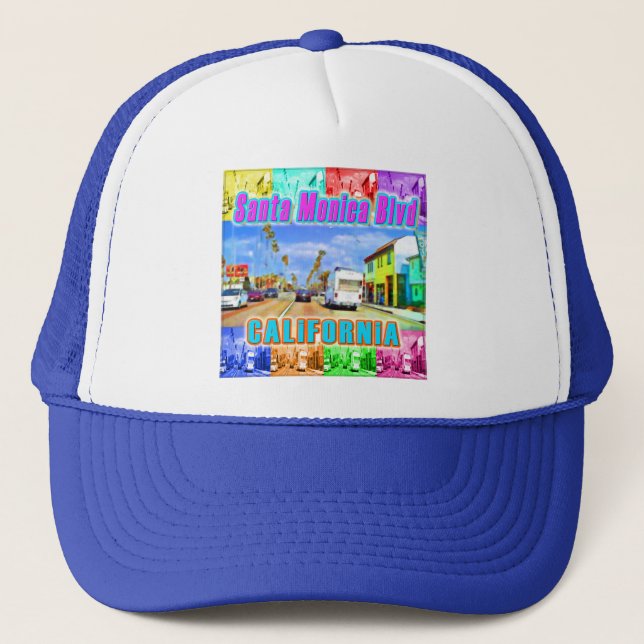 De Camionero Gorra "Santa Monica Blvd 3" (Anverso)