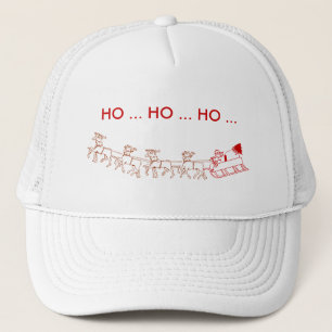 De Camionero Gorra - Santa y Sleigh