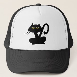 De Camionero Gorra simple del gato negro