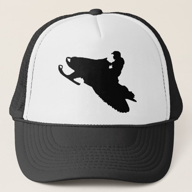 De Camionero Gorra Snowmobiling (Anverso)