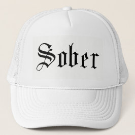 De Camionero Gorra sobrio, blanco