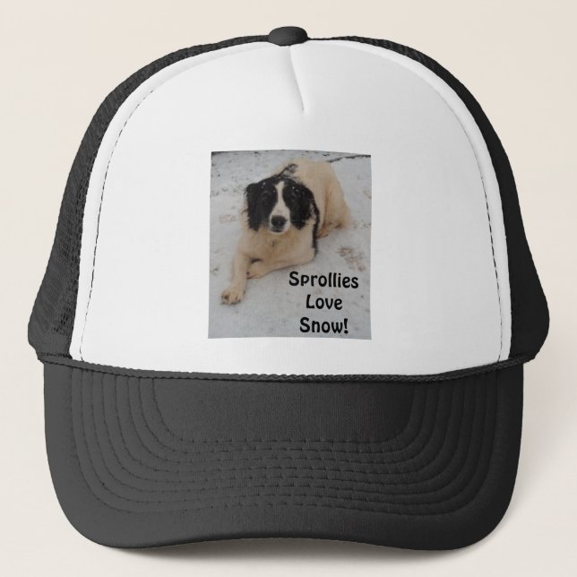 De Camionero Gorra Sprollie In The Snow (Anverso)