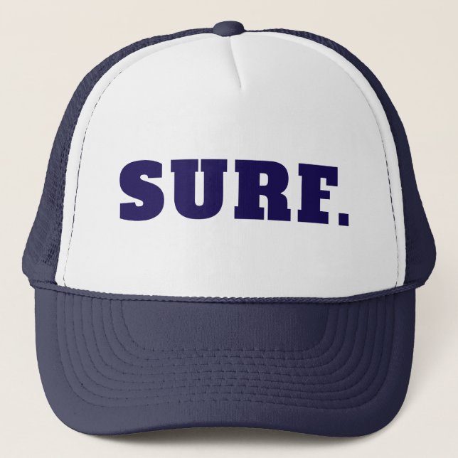 De Camionero Gorra SURF (Anverso)