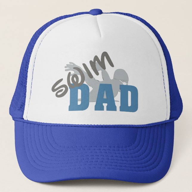 De Camionero Gorra Swim Dad (Anverso)