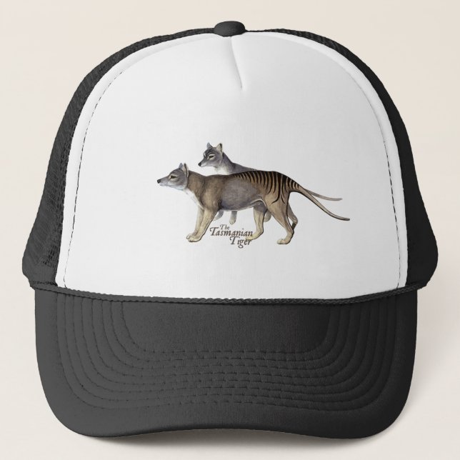 De Camionero Gorra tasmano del tigre (Anverso)