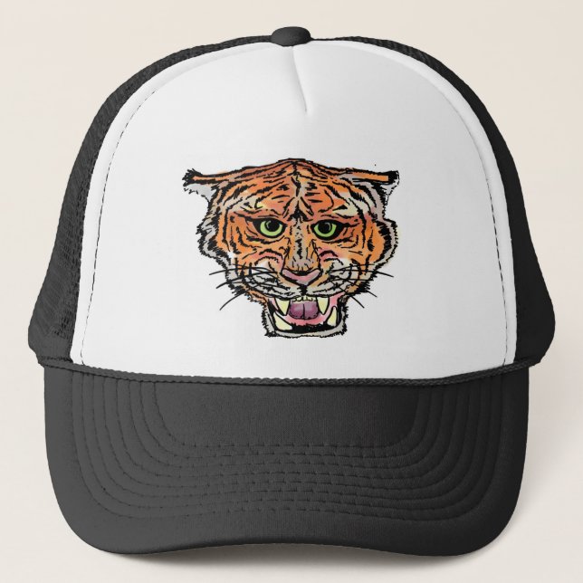 De Camionero Gorra Tiger (Anverso)