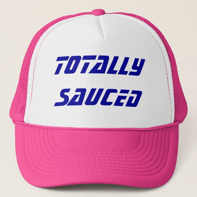 De Camionero Gorra totalmente Sauced (rosas fuertes) (Anverso)