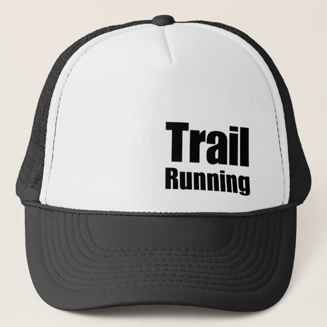 De Camionero Gorra "Trail Running" (Anverso)
