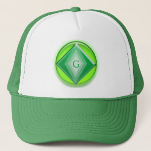 De Camionero Gorra - Tres problemas dimensionales en verde