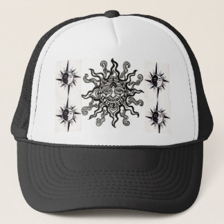 De Camionero gorra tribal del sol
