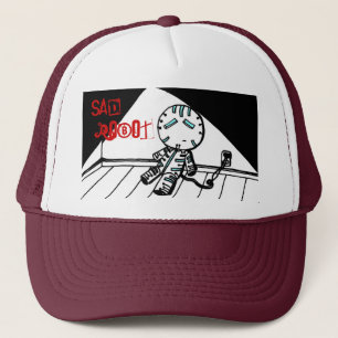 De Camionero Gorra triste del robot
