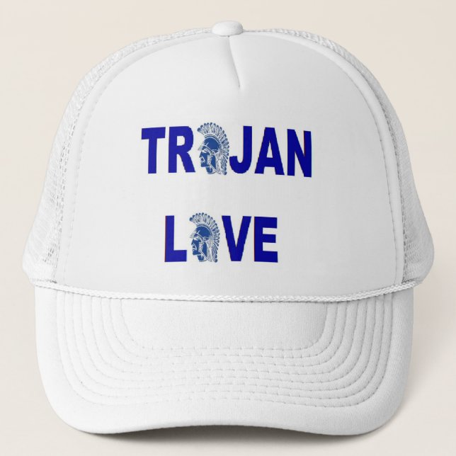 De Camionero Gorra Trojan Love (Anverso)