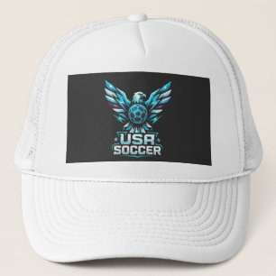 De Camionero Gorra Trucker Águila Neon USA Fútbol