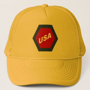 DE CAMIONERO GORRA TRUCKER AMARILLA LOS EE.UU DEPORTE